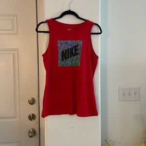 Nike Red Muscle Tee SizeXL